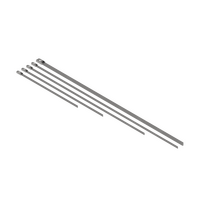 520 x 4.6mm 316 Stainless Steel Cable Ties - 100 Pack