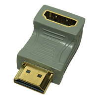 Right Angle HDMI® Male to Female Adaptor