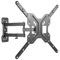 23-55" 30kg Tilt and Swivel Extendable Dual Arm TV Bracket