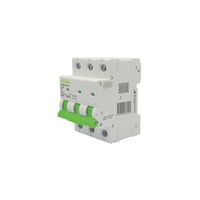 Wolverine -u00a0MCB Miniature Circuit Breaker 6kA 3 Pole 50 Amp C Curve 400V 415V ac 3 Module  x4 - WOMCB6350