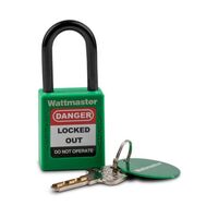 Lock Out Padlock Only Nylon Green Body