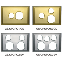 GS GPO1X Cover Plate - Frosted - GS/CPGPO1X/FST