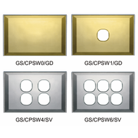 GS 1 Gang Cover Plate - Gold - GS/CPSW1/GD