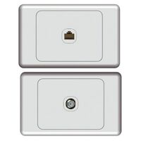 Nitrox RJ45 Plate & Socket - NX/SW/RJ45