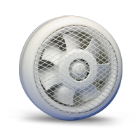 180mm window/wall fan 240v gravity louvre