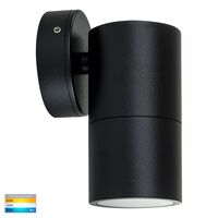 Tivah Black TRI Colour Fixed Down Wall Pillar Lights