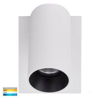 Revo White Single Adjustable Wall Light