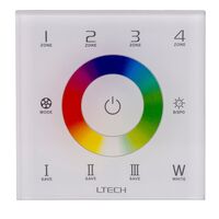 RGBC or RGBW Zone RF LED Strip Touch Panel Controller