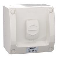 Weathershield
Switch
1-Gang, 16AX, 250VAC, IP66 | Resistant Grey