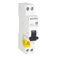 Clipsal Resi MAX, RCBO SLIM, 1PN 10A C curve 30mA Type A 4500A