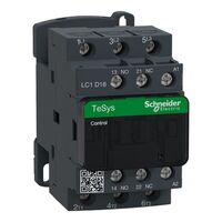 TeSys D, Contactor, 3P(3 NO), AC-3/AC-3e, 0 to 440V, 18A, 240VAC 50/60Hz coil