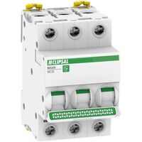 MAX9, Miniature Circuit-Breaker (MCB), 3P, 20A, C Curve, 6000A, 415V, Distribution