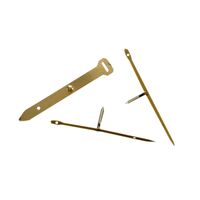 Clipsal - General Accessories, PIN Clips, Brass, Size 4, 57mm Length, Box of 200