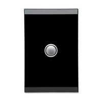 Saturn Series, push-button Switch, 1 Gang, 20A - Espresso Black