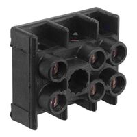 Max 4 Link Bars, Connector Block, 20A, 2 Way, Triple Entry Single Unit