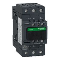 TeSys D, Contactor, TeSys Deca, 3P(3 NO), AC-3/AC-3e, 0 to 440V, 50A, 12VDC standard coil