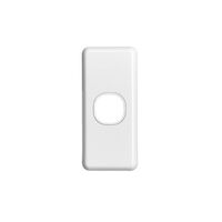 Classic C2000 Series, Switch Grid Plate and Cover, 1 Gang, Architrave - White Electric