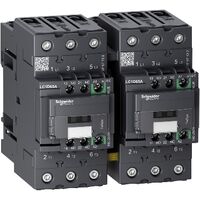 TeSys D, Reversing Contactor, TeSys Deca, 3P(3 NO), AC-3, 0 to 440V, 65A, 100 to 250VAC/DC coil