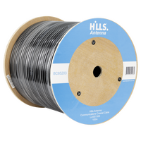 Hills Antenna High Quality 50 Ohm LL400 Low Loss Coaxial Cable - 100M Roll - BC85203