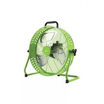 Mistral 35 cm Rechargeable Drum Fan  Green  x1 - MCHARGE14