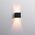 Versa Black Square Up & Down Wall Light