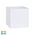 Versa White Square Up & Down Wall Light