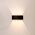 Maro Black Up & Down TRI Colour LED Wall Light