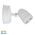 Focus Polycarbonate White Single Adjustable Spot Light