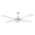 Lifestyle 1320mm 4 Blade Ceiling Fan with Light 2 x E27 Brushed Aluminium