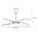 Hampton DC 1320mm 4 ABS Blade WIFI & Remote Control Ceiling Fan with Variable Dim 18w CCT LED Light Matt Black