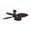 Kingston DC 1260mm 4 ABS Blade WIFI Remote Control Ceiling Fan Only Old Bronze