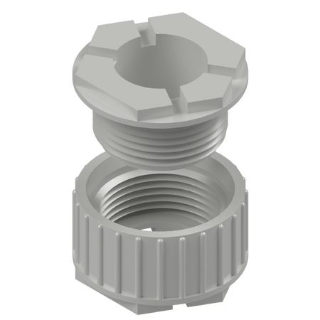 20mm Grey Male & Female Threaded PVC Bushing