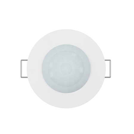 360° Econo White PIR Recessed Motion Sensor