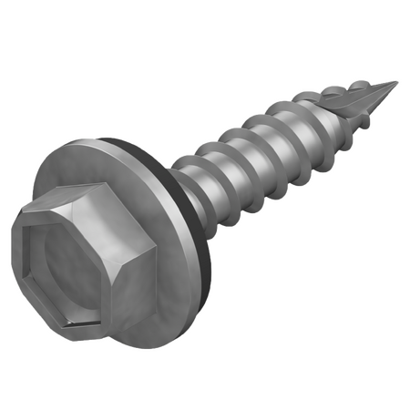 10G x 20mm Hex Head Needle Point Screw - 200 Pack