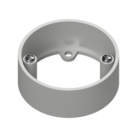 25mm Grey PVC Junction Box Extension Ring