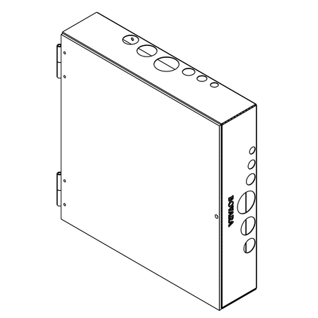 Panel Surround 600x600x150 Blank Switch Panel