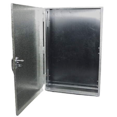 Enclosure IP23 600x900x250 Raw Galvanised Hinged Switchpanel LHS Hinged Door