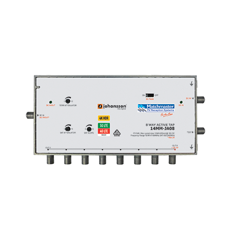 8 Way Active Tap for FTA and Satellite (Foxtel SMS) 47-2400MHz