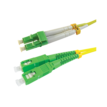 LC Angled to SC Angled OS2 Patch Cords