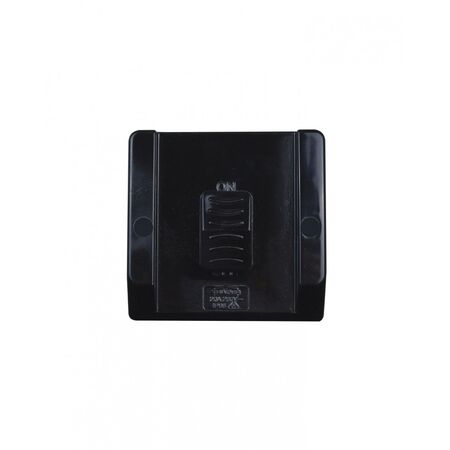 Single Outdoor Switch IP66 20A/16AX  Black x1 - HPSW1GBK