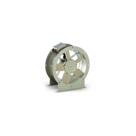 Short cased in-line duct fan 250mm 4 pole 3Ph