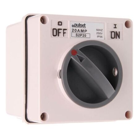 2 Phase Square Switch - 20Amp - IP/S2P20