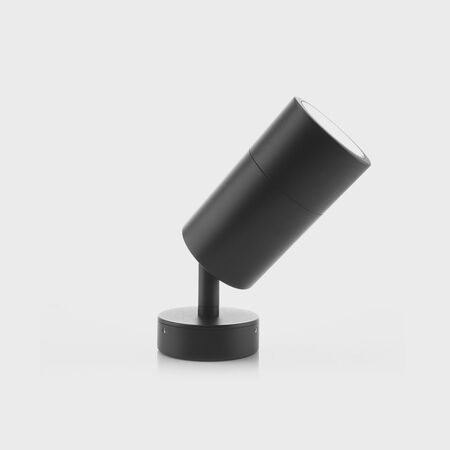 Maxi Tivah Aluminium Black TRI Colour Single Adjustable Wall Pillar Lights