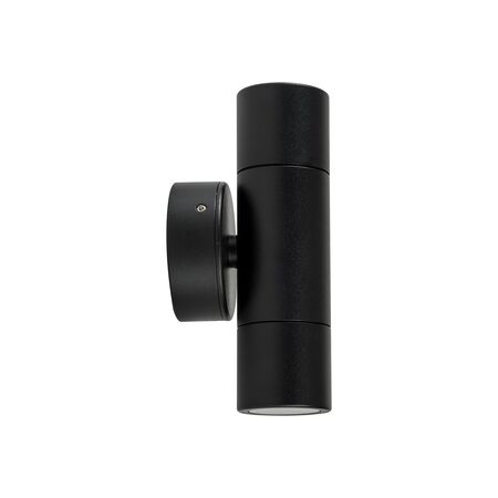 Mini Tivah Aluminium Black Up & Down Wall Pillar Lights