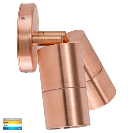 Tivah Solid Copper TRI Colour Double Adjustable Wall Pillar Lights