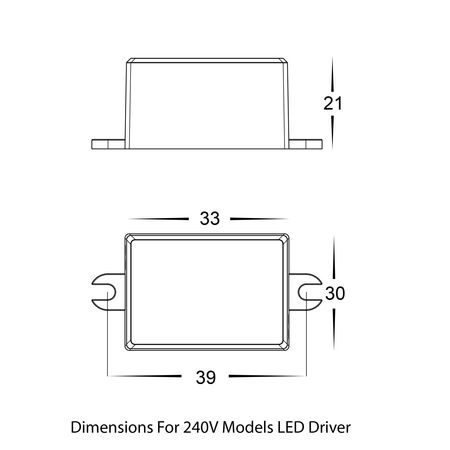 Paso Black Recessed LED Step Light