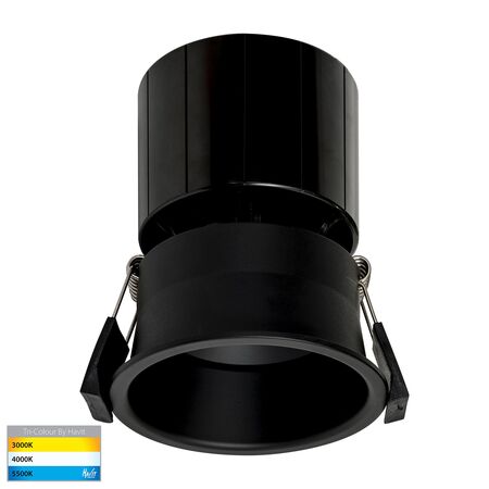 Prime Black Fixed Deep LED Downlight