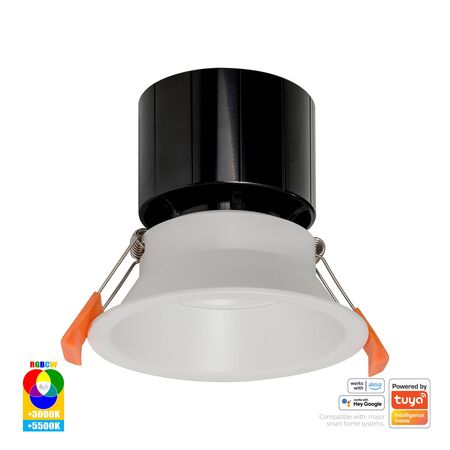 Prime White Fixed Deep RGBCW WIFI LED Downlight