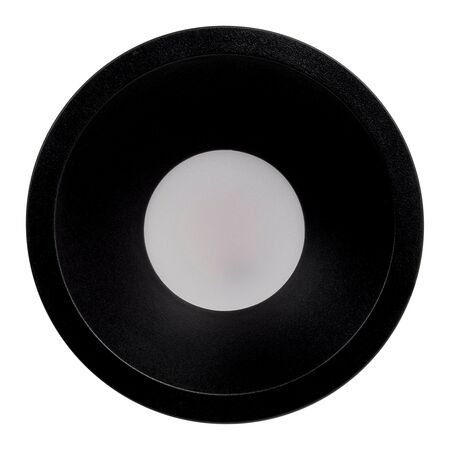 Gleam Black Fixed Dim to Warm LED Downlight