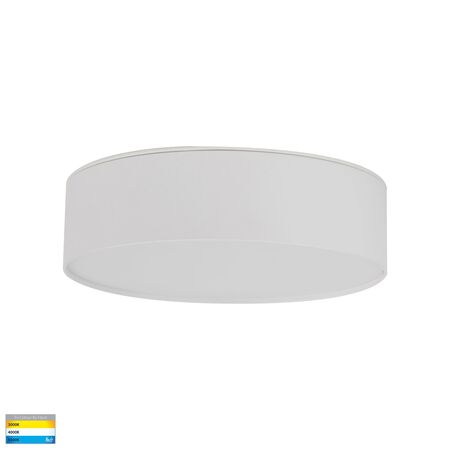 Nella White 20w Ceiling Mounted LED Oyster